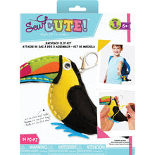 Load image into Gallery viewer, Sew Cute! Felt Backpack Clip Kit