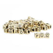 Load image into Gallery viewer, Metal Alphabet Beads