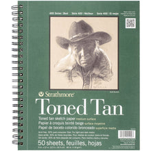 Load image into Gallery viewer, Strathmore Toned Tan Sketch Pad 400, Recycled