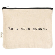 Load image into Gallery viewer, ellembee Canvas Zipper Pouch