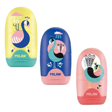 Load image into Gallery viewer, Milan Eraser+Sharpener 1-hole Capsule