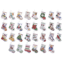 Load image into Gallery viewer, Counted Cross Stitch Mini Stockings Kit 2.5x3 30pk