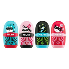 Load image into Gallery viewer, Milan Eraser+Sharpener 1-hole Capsule