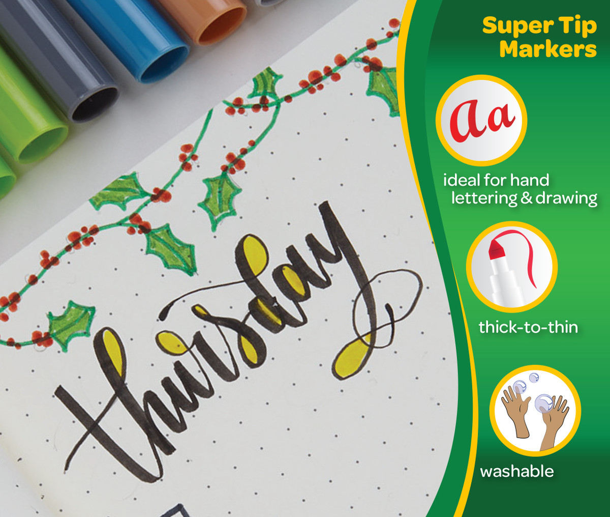 Crayola Super Tips Washable Markers – little island crafts