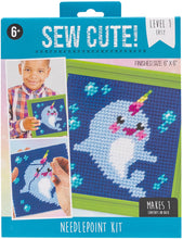 Load image into Gallery viewer, Colorbok Sew Cute! Needlepoint Kit