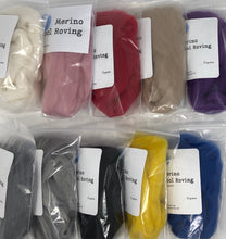 Load image into Gallery viewer, Merino Wool Roving, 12g