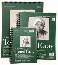 Load image into Gallery viewer, Strathmore Toned Grey Sketch Pad 400, Recycled