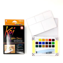 Load image into Gallery viewer, Koi Watercolor Pocket Field Sketch Box
