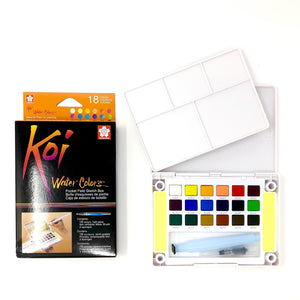 Koi Watercolor Pocket Field Sketch Box