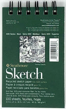 Load image into Gallery viewer, Strathmore White Sketch Pad 400, Recycled