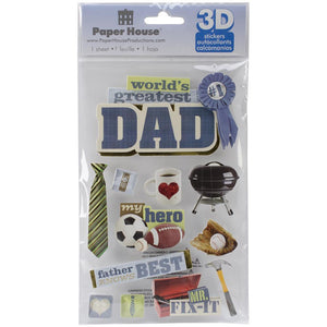 3D Stickers - Dad