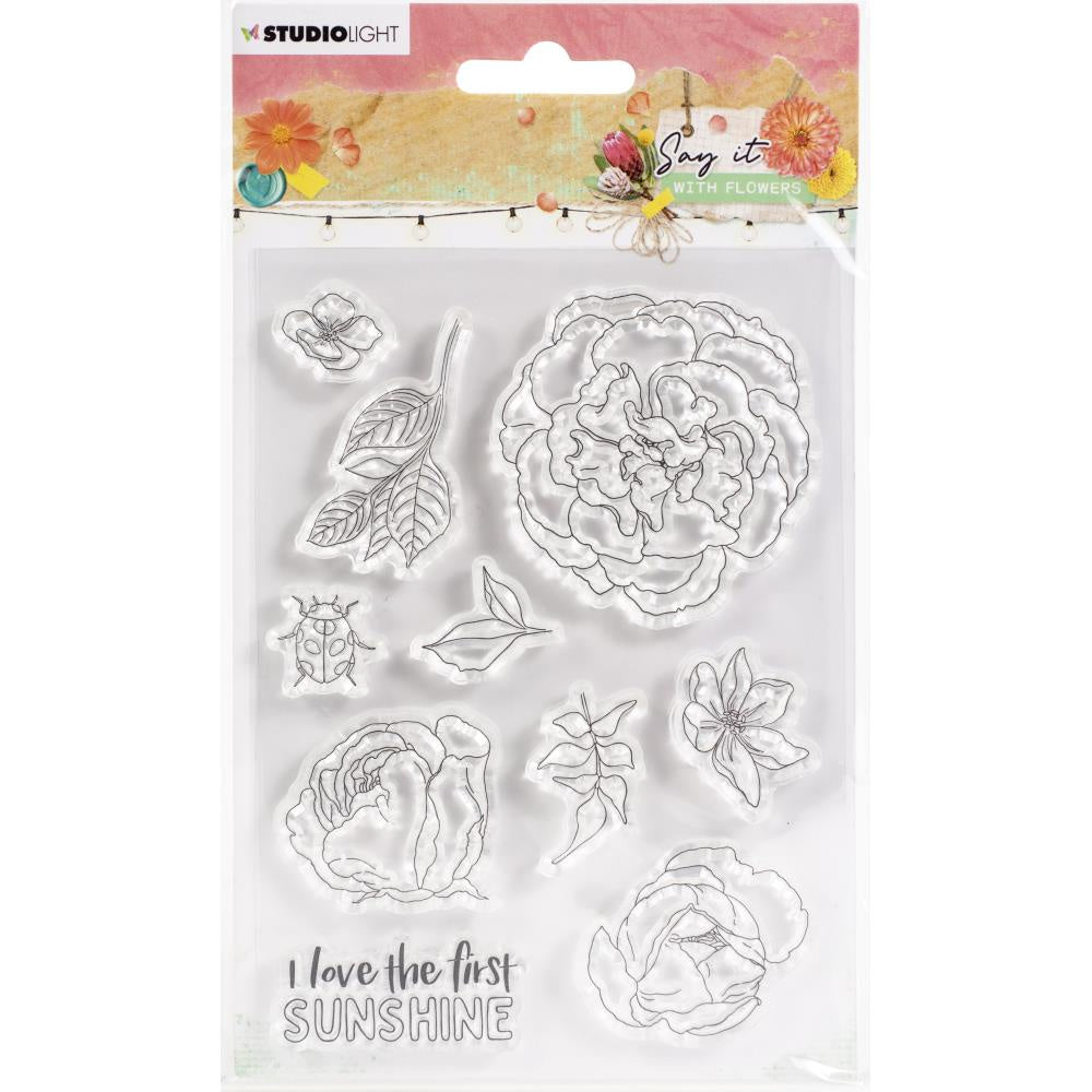 Say It With Flowers Clear Stamp