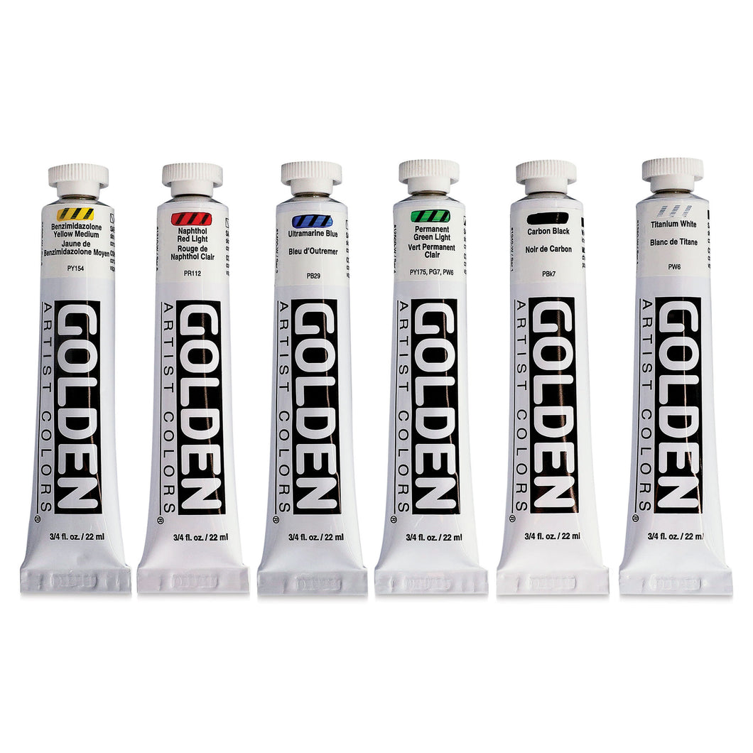 Golden Heavy Body Acrylic Set