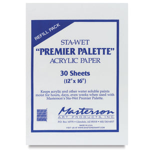 Sta-Wet Acrylic Film Palette Refill Sheets