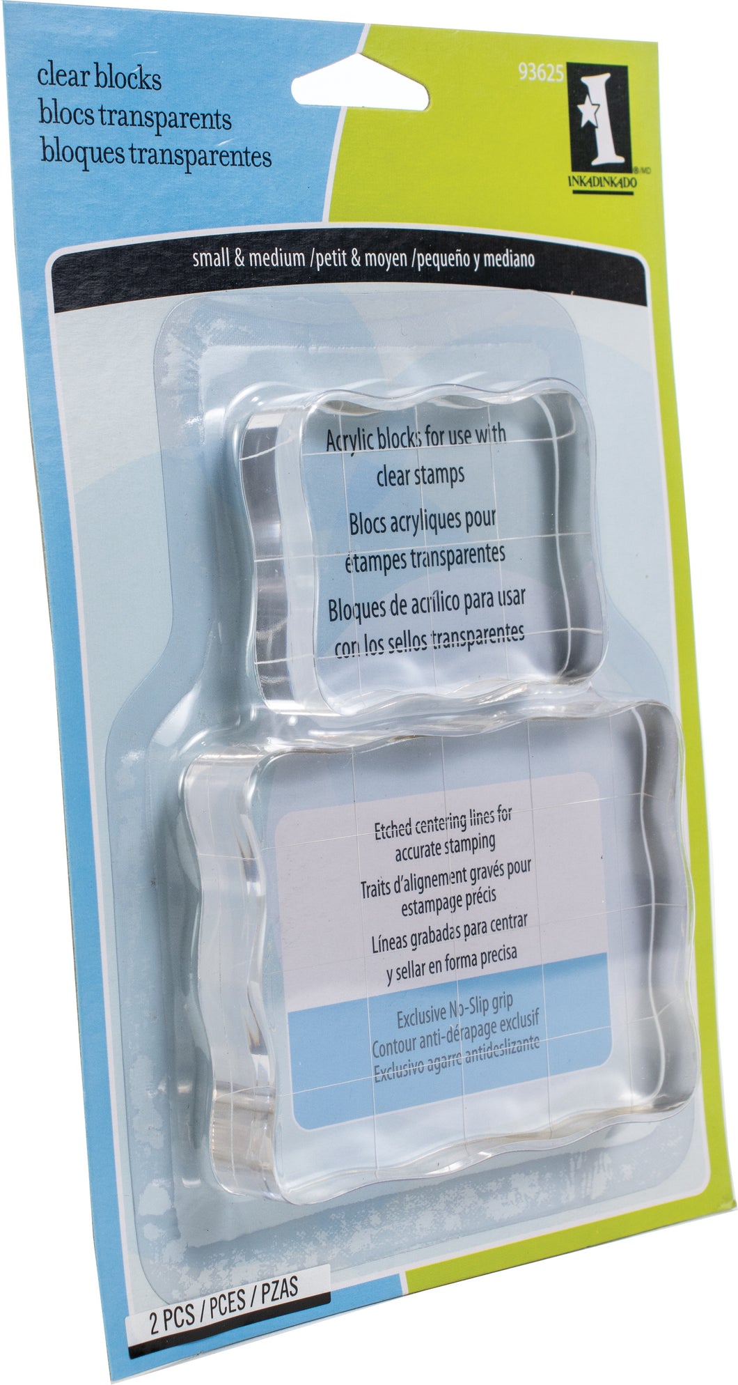 Inkadinkado Acrylic Block 2pk