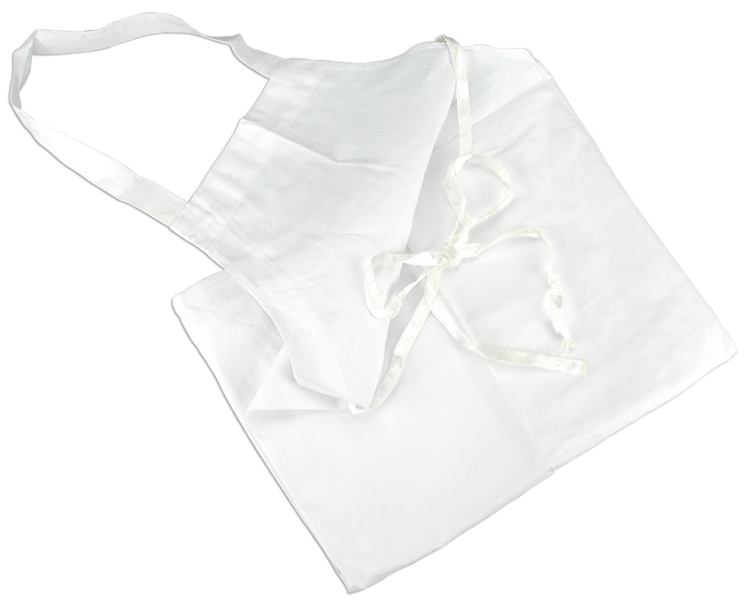 White Twill Adult Apron