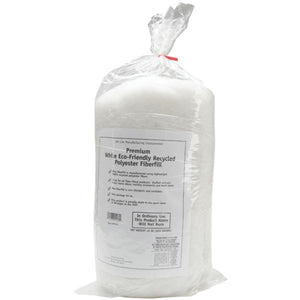 White Eco-Friendly Recycled Polyester Fiberfill