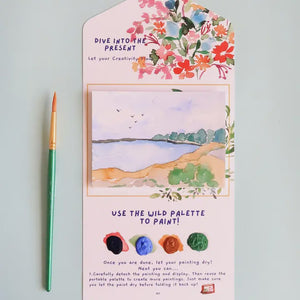 Paint by Number DIY Watercolor Kit