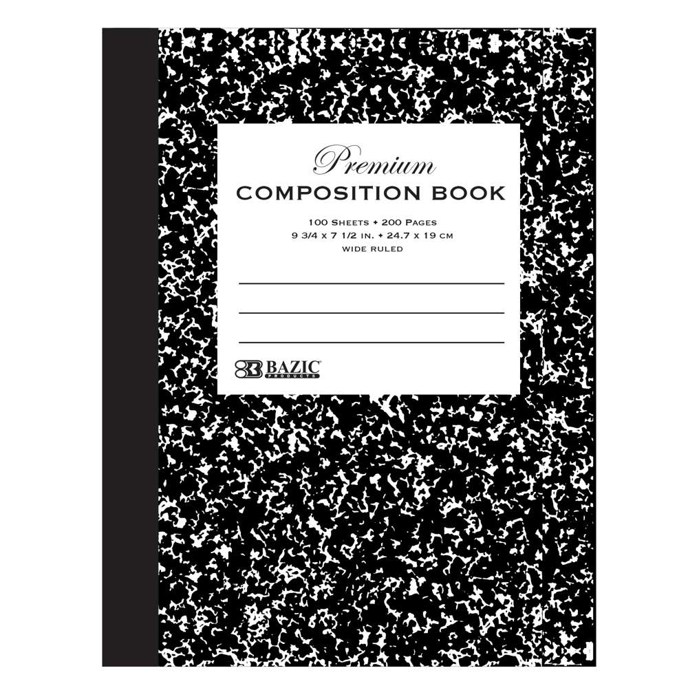 Wide Ruled Composition Book