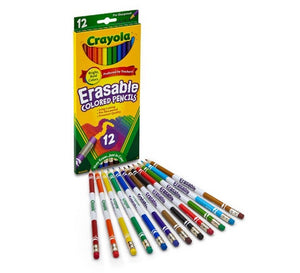 Crayola Erasable Colored Pencils 12ct