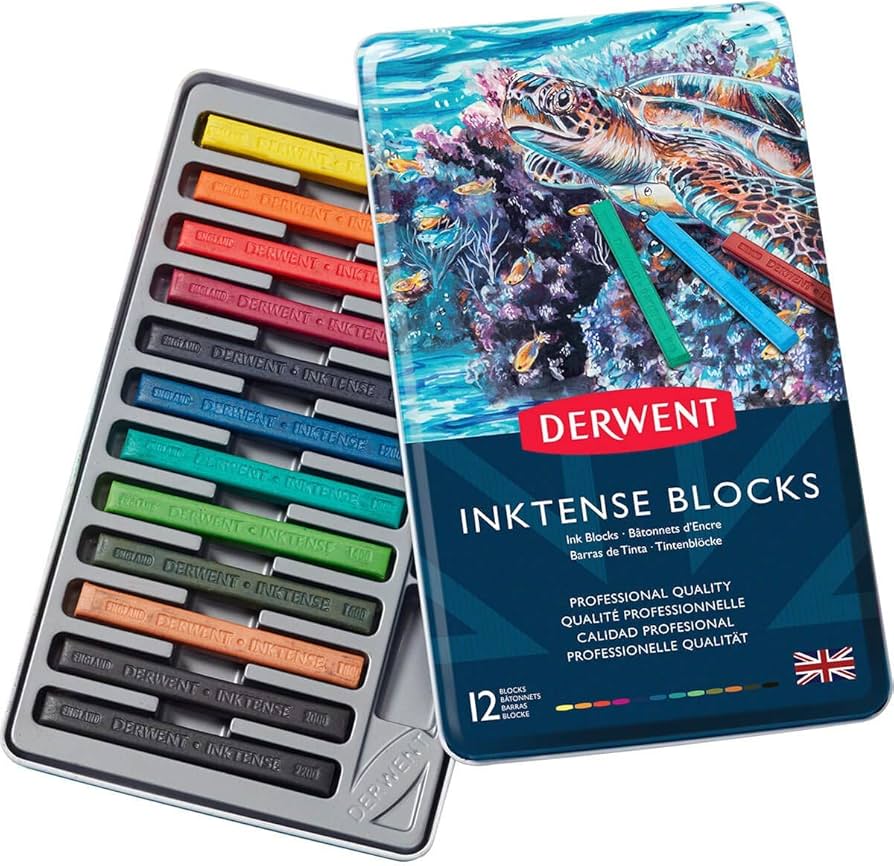 Inktense Blocks - 12 ct Tin