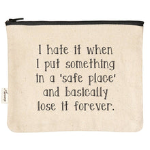 Load image into Gallery viewer, ellembee Canvas Zipper Pouch
