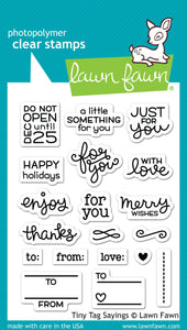 Lawn Fawn Stamps, Med 3inx4in