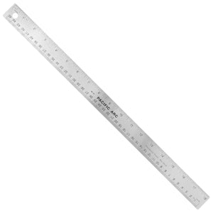 Pacific Arc Stainless Steel Ruler