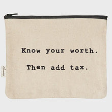 Load image into Gallery viewer, ellembee Canvas Zipper Pouch

