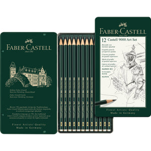Graphite Pencil 12Pc Art Tin