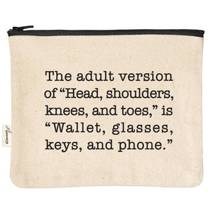 ellembee Canvas Zipper Pouch
