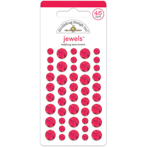 Adhesive Jewels 6mm, 8mm & 10mm 45/Pkg