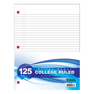 College Ruled Filler Paper