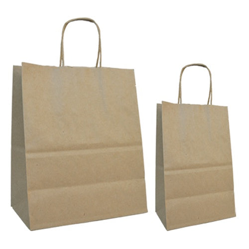 Recycled Natural Kraft Bag with Handles