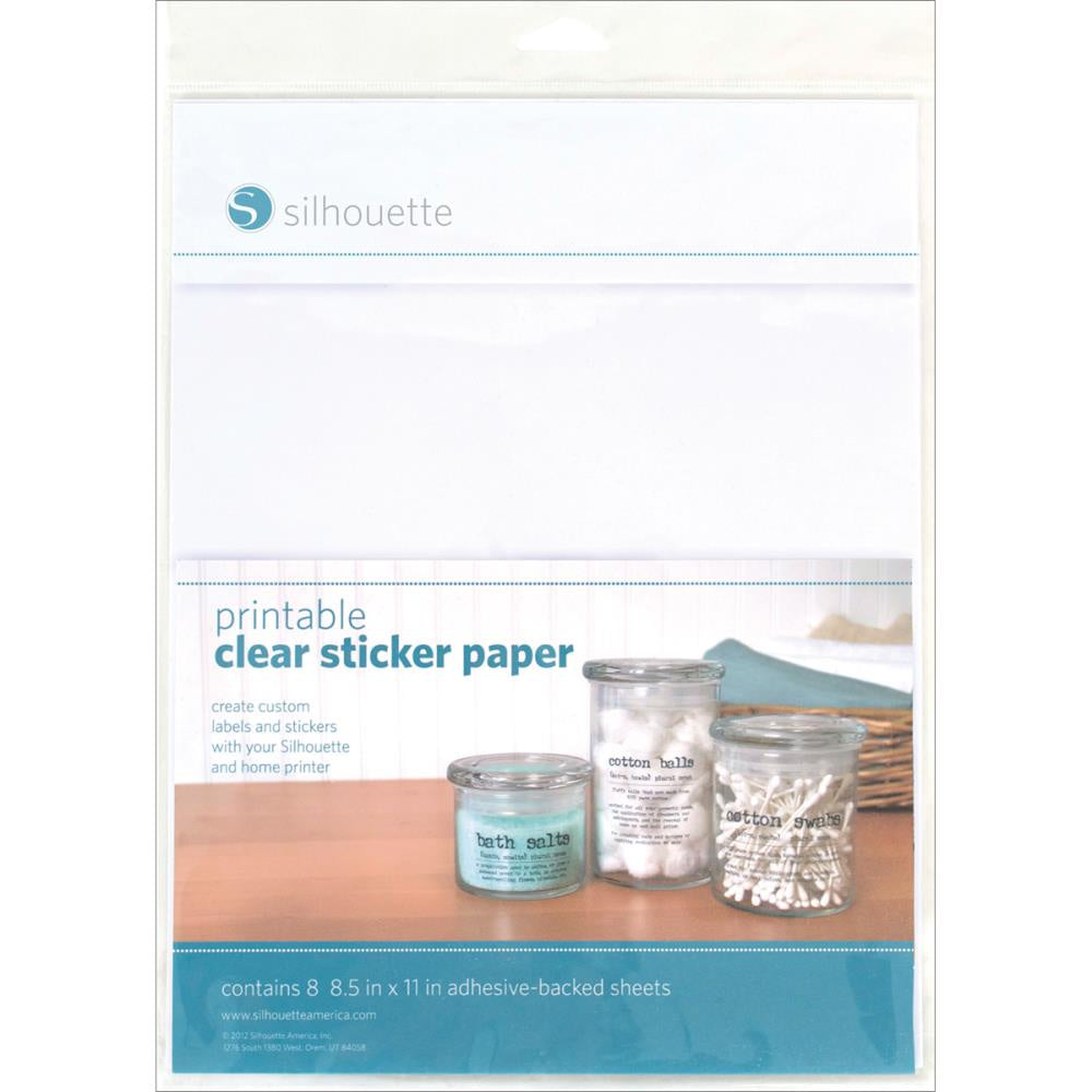 Silhouette Printable Sticker Paper