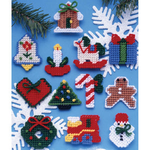 Plastic Canvas Ornament Kit 12pc