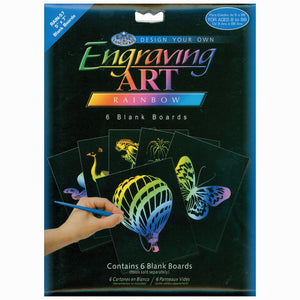 Blank Rainbow Foil Engraving Kit