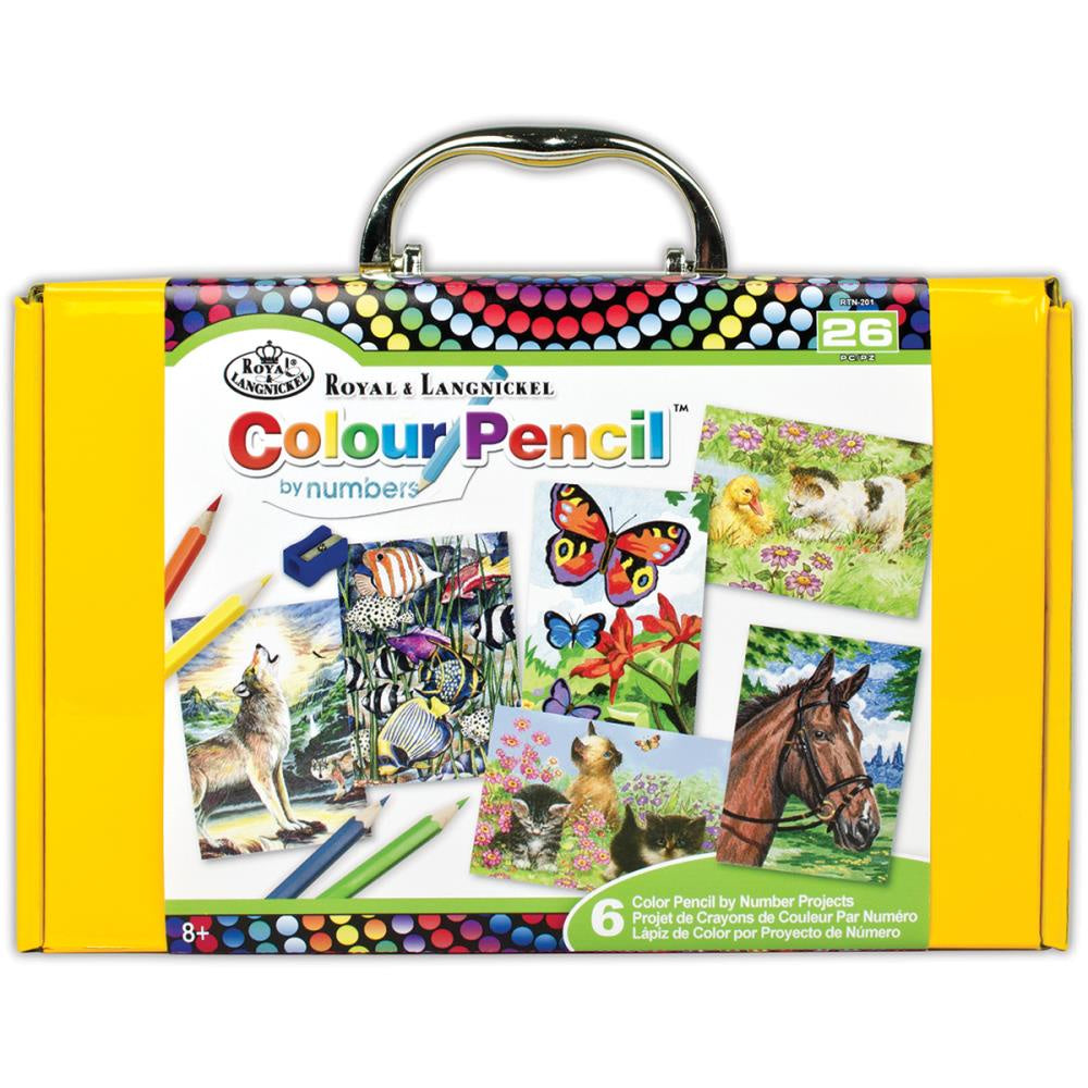 Color Pencil By Number Project Kit