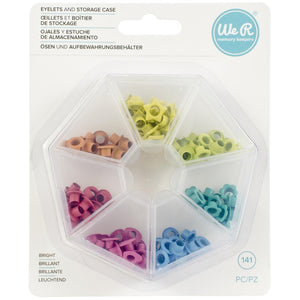 We R Eyelets with Storage Case 140ct