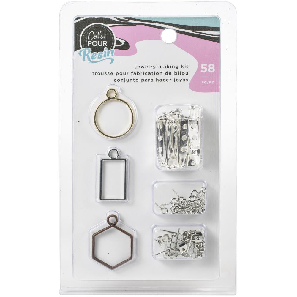 Color Pour Resin Jewelry Add-on Kit 58/Pkg