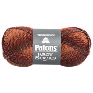 Patons Kroy Socks FX Yarn, Copper