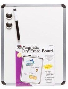 Charles Leonard Framed Magnetic Dry Erase Board with Marker and Magnets