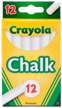 Load image into Gallery viewer, Box of 12 white crayola chalk
