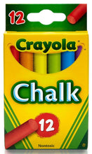 Load image into Gallery viewer, Box of 12 colored crayola chalk
