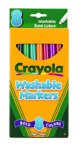 Crayola Washable Fine Tip Markers Bold Colors