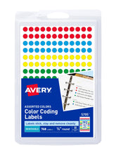 Load image into Gallery viewer, Avery Color Coding Dot Labels

