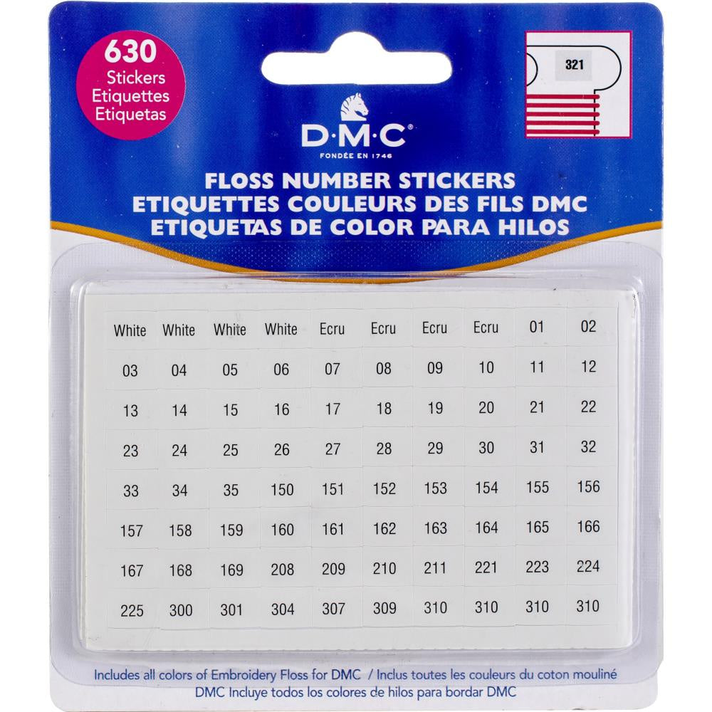 DMC Floss Stickers
