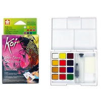 Load image into Gallery viewer, Koi Watercolor Pocket Field Sketch Box
