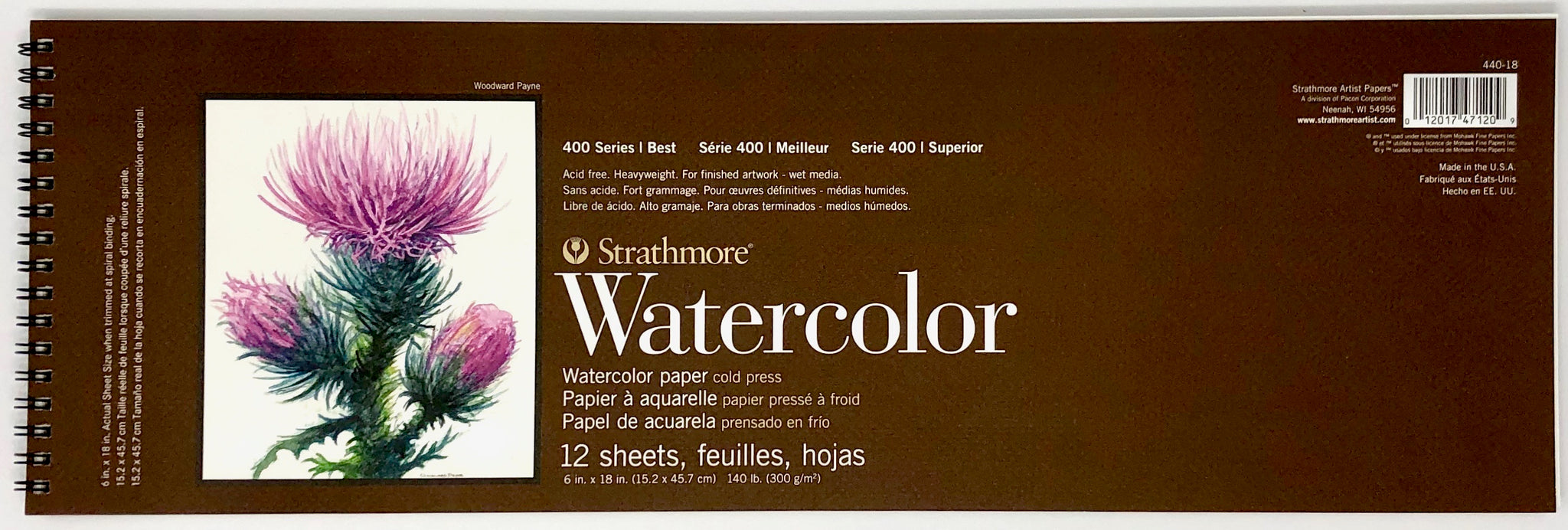 Strathmore 400 Series Watercolor Pad 9x12
