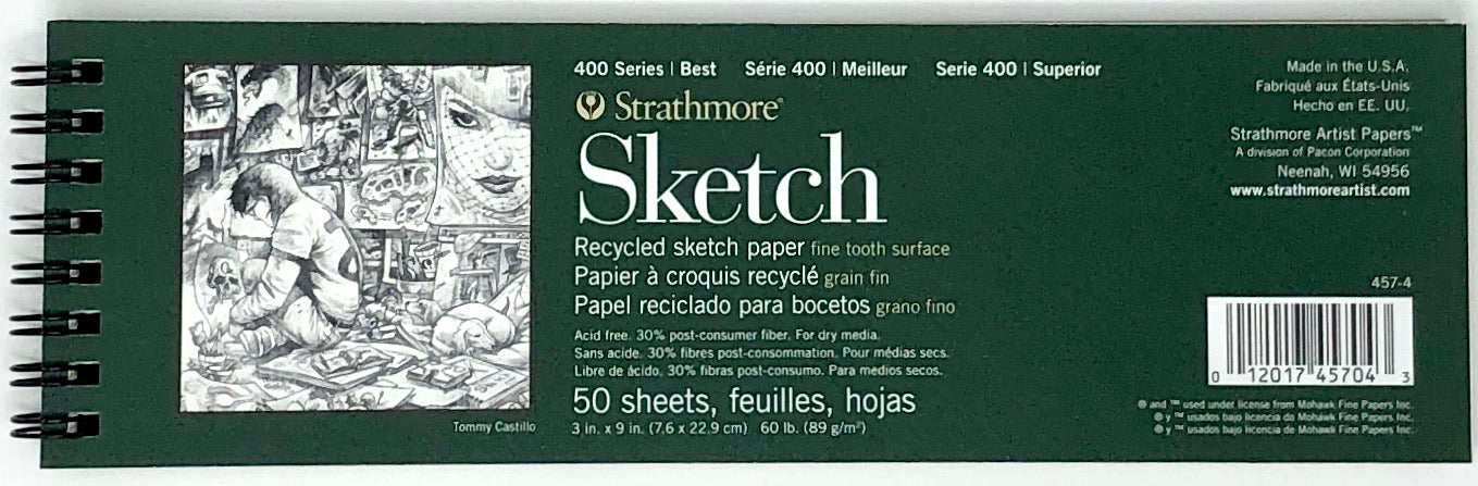 Strathmore Sketching Pad Recycled Paper 9 x 12